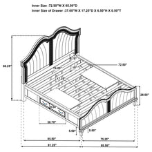 Load image into Gallery viewer, Evangeline 4 Pc Bedroom Set
