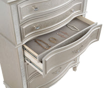 Load image into Gallery viewer, Evangeline 6-drawer Chest Silver Oak
