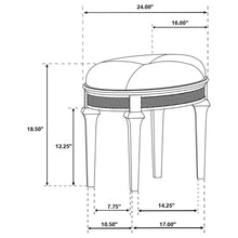 Load image into Gallery viewer, Evangeline Vanity Stool
