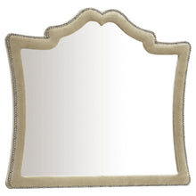 Load image into Gallery viewer, Antonella Dresser Mirror with Nailhead Trim Camel image
