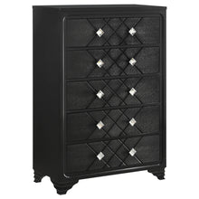 Load image into Gallery viewer, Penelope 5-drawer Chest Black image
