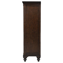 Load image into Gallery viewer, Andover 6-drawer Tempered Glass Door Chest Dark Oak
