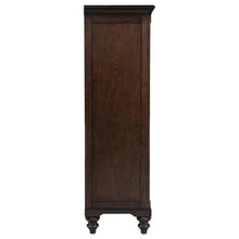 Load image into Gallery viewer, Andover 6-drawer Tempered Glass Door Chest Dark Oak
