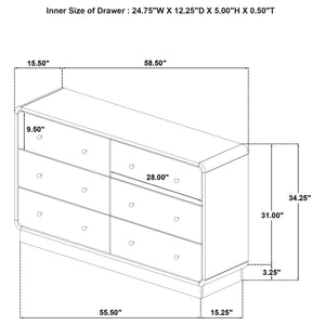 Cavelle 5 Pc Bedroom Set