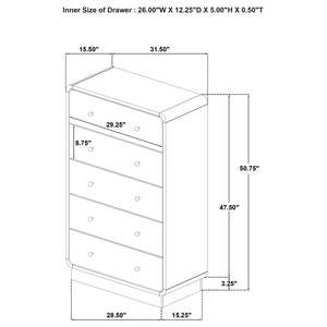 Cavelle 5 Pc Bedroom Set