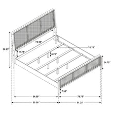 Load image into Gallery viewer, Arini Upholstered Panel Bed
