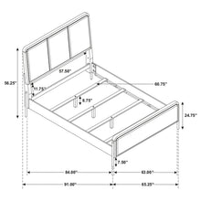 Load image into Gallery viewer, Arini Upholstered Panel Bed
