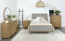 Load image into Gallery viewer, Arini Upholstered Panel Bed
