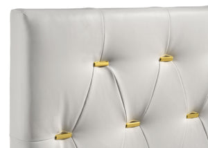 Kendall Panel Bed White