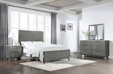 Load image into Gallery viewer, Nathan Bedroom Set White Marble and Grey image
