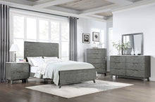 Load image into Gallery viewer, Nathan Bedroom Set White Marble and Grey
