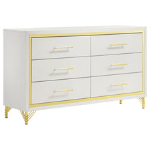 Load image into Gallery viewer, Lucia 4 &amp; 5 Piece Bedroom Set King &amp; Queen Beige &amp; Grey
