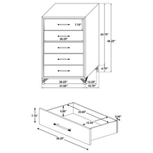 Load image into Gallery viewer, Lucia 5 Pc Bedroom Set
