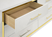 Load image into Gallery viewer, Lucia 4 &amp; 5 Piece Bedroom Set King &amp; Queen Beige &amp; Grey
