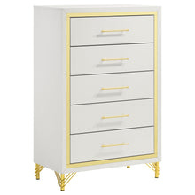 Load image into Gallery viewer, Lucia 4 &amp; 5 Piece Bedroom Set King &amp; Queen Beige &amp; Grey
