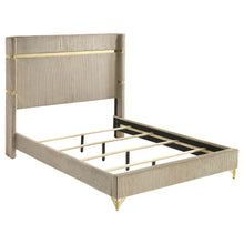 Load image into Gallery viewer, Lucia Eastern King &amp; Queen Bed Beige &amp; Grey
