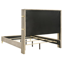 Load image into Gallery viewer, Lucia Eastern King &amp; Queen Bed Beige &amp; Grey
