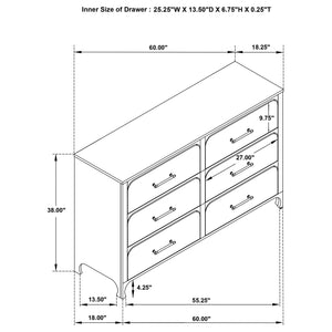 Anastasia 4 Pc Bedroom Set