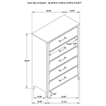 Load image into Gallery viewer, Anastasia 5 Pc Bedroom Set
