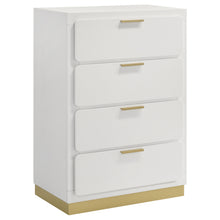 Load image into Gallery viewer, Caraway 4 Pc &amp; Pc E.King, Cal.King, &amp; Queen Bedroom Set Black &amp; White
