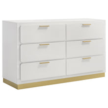 Load image into Gallery viewer, Caraway 4 Pc &amp; Pc E.King, Cal.King, &amp; Queen Bedroom Set Black &amp; White
