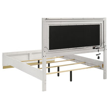 Load image into Gallery viewer, Caraway California King, E.King, &amp; Queen Bed Black &amp; White
