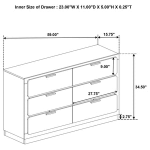 Caraway 4 Pc Bedroom Set