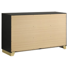 Load image into Gallery viewer, Caraway 4 Pc &amp; Pc E.King, Cal.King, &amp; Queen Bedroom Set Black &amp; White
