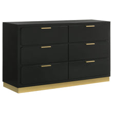 Load image into Gallery viewer, Caraway 4 Pc &amp; Pc E.King, Cal.King, &amp; Queen Bedroom Set Black &amp; White
