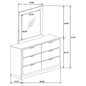 Caraway Dresser With Mirror