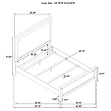Load image into Gallery viewer, Marielle California King, E.King, &amp; Queen Bed
