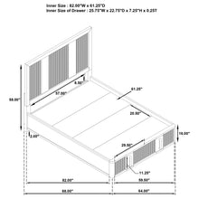 Load image into Gallery viewer, Terrace California King, E.King, &amp; Queen Bed
