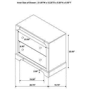 Gran Park 4 Pc Bedroom Set