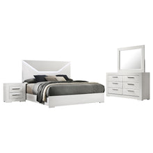Load image into Gallery viewer, Ives 4 &amp; 5 Piece Bedroom Set E.king &amp; Queen White &amp; Grey
