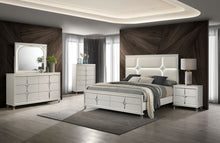Load image into Gallery viewer, Olivia Panel Bed with LED Lighting
