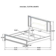 Load image into Gallery viewer, Marmore 4 &amp; 5 Pc E.king, Cal.king, &amp; Queen Bedroom Set
