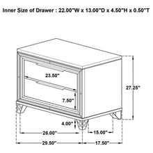 Load image into Gallery viewer, Marmore 4 &amp; 5 Pc E.king, Cal.king, &amp; Queen Bedroom Set
