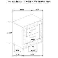 Load image into Gallery viewer, Ives 4 &amp; 5 Piece Bedroom Set E.king &amp; Queen White &amp; Grey
