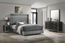 Load image into Gallery viewer, Lucia 4 &amp; 5 Piece Bedroom Set King &amp; Queen Beige &amp; Grey
