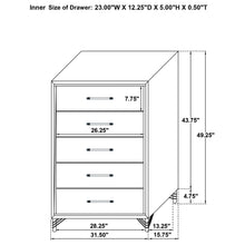 Load image into Gallery viewer, Lucia 5 Pc Bedroom Set
