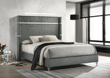 Load image into Gallery viewer, Lucia Eastern King &amp; Queen Bed Beige &amp; Grey
