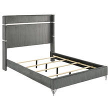 Load image into Gallery viewer, Lucia Eastern King &amp; Queen Bed Beige &amp; Grey
