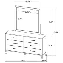 Load image into Gallery viewer, Kaywood Dresser with Mirror
