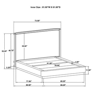 Kailani 4 & 5 Pc Bedroom Set E.King, Cal.King & Queen