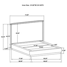 Load image into Gallery viewer, Kailani Wingback Platform Bed
