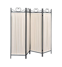 Load image into Gallery viewer, Dove 4-panel Folding Screen Beige and Black image
