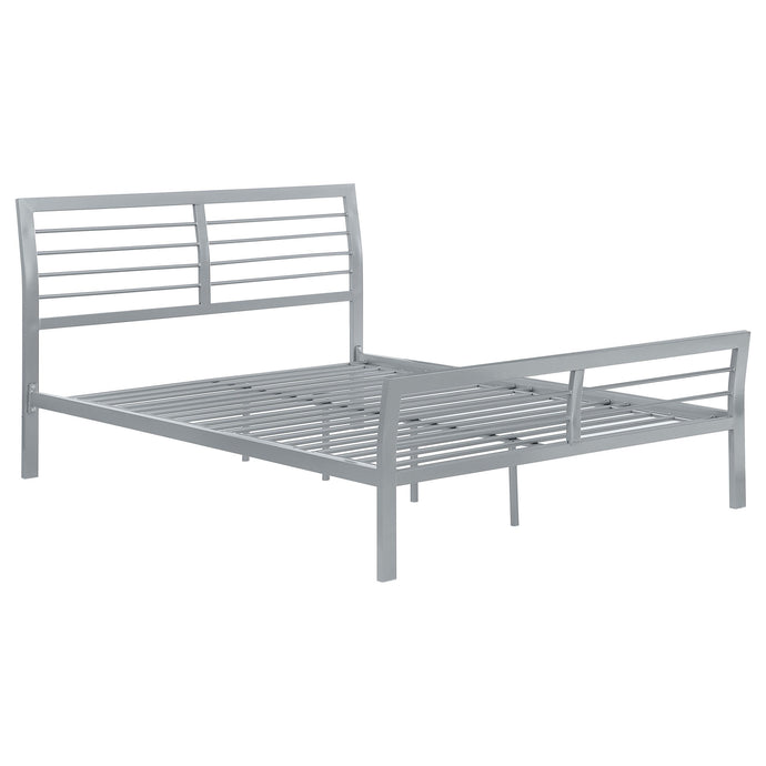 Cooper Full Metal Bed Silver image