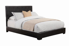 Load image into Gallery viewer, Conner Eastern King Upholstered Panel Bed Black image
