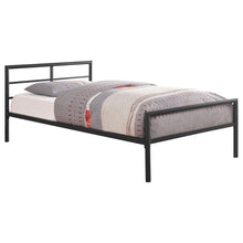 Load image into Gallery viewer, Fisher Twin Metal Bed Gunmetal image
