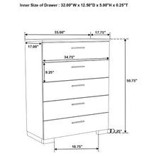 Load image into Gallery viewer, Jeremaine 5 Pc Bedroom Sets White
